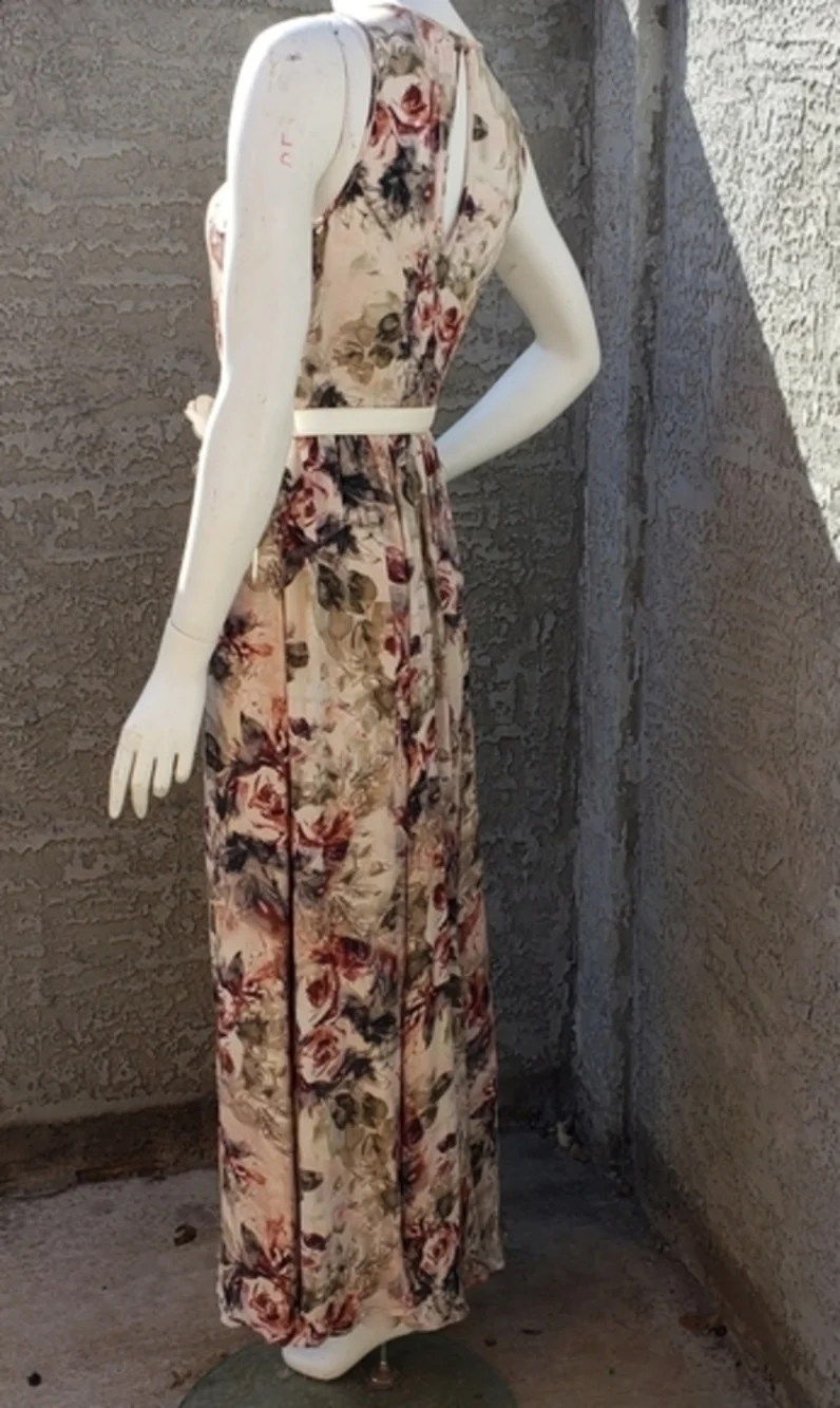 Haute Hippie Floral Silk Maxi Dress - Picture 5 of 10